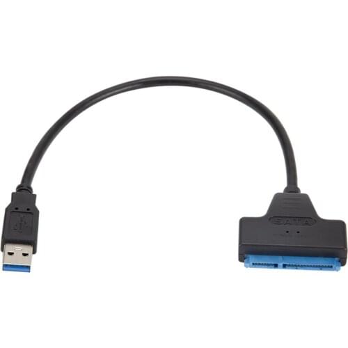 Dark Blue USB3.0 To SATA SSD 2.5 Inch HDD SSD Hard Drive Adapter Cable Connect To The SATA Interface 2.5inch Notebook Hard Drive
