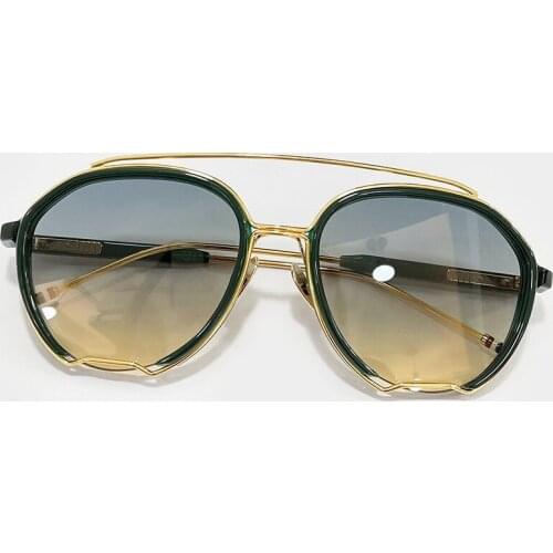 2020 Retro Fashion Sunglasses Women Brand Designer Gradient Sun Glasses Shades Lens Ladies Frameless Eyeglasses Oculos De Sol