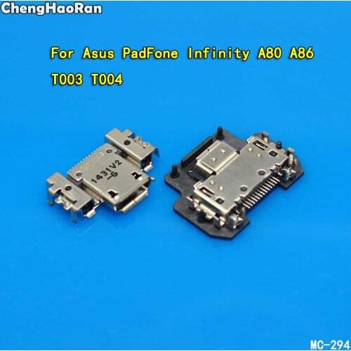 ChengHaoRan 2pcs For Asus PadFone Infinity A80 A86 T003 T004 Charging Port,Micro USB Jack Socket Female Connector,USB Plug