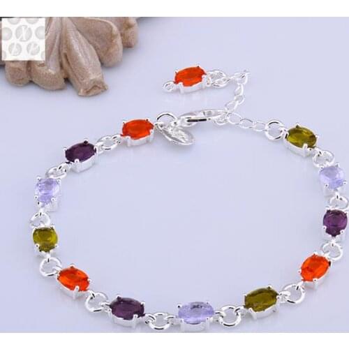 H258 Free Shipping! Latest Women Classy Design N925 Silver color jewelry Hot sell bracelet Factory Direct Sale