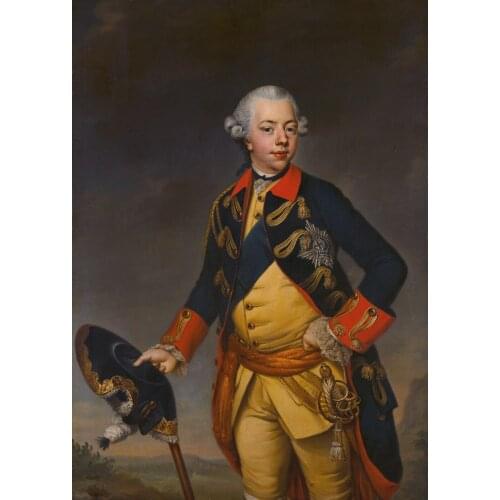 36" large # TOP ART # Holland Netherlands stadtholder William V portrait print oil painting on canvas- good quality