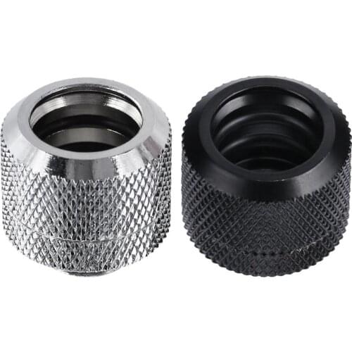 14mm G1/4 Thread Acrylic Hard Tube Fitting Hand 3 Laps 10x14mm Connector For PC Computer Component Water Cooling System