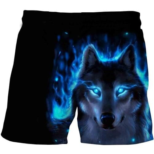 Summer Animal Wolf Pants Child Shorts 3D Print Kids Casual Boy Summer New Sport Leisure Fashion Hip-hop Harajuku Style Shorts