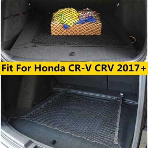 Yimaautotrims Elastic Rear Trunk Cargo Storage Organizer Luggage Net Holder Cover Kit Fit For Honda CR-V CRV 2017 2018 2019 2020