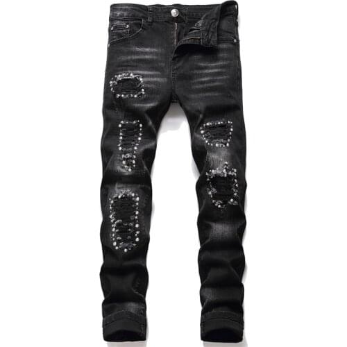 Рваные джинсы для мужчин UVRCOS China At AliExpress