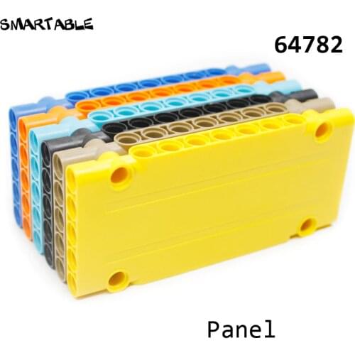 Smartable Technic Panel 1x5x11 Building Blocks MOC Part STEAM Toys For Kids Ceartive Compatible Technic 64782 5pcs/lot