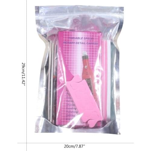 Y1UF 10Pcs Electric Naill Polish Remover Tools Kit with Drill Bits USB Polisher File