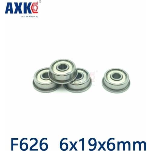 2021 Sale Rodamientos Axk 10pcs F626 F626zz F626z F626-2z 6x19x6 Flange Bearing Miniature Deep Groove Ball Shielded Bearings