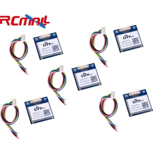 5pcs/lot VK2828U7G5LF GPS Module UART/TTL/232 with Antenna with FLASH Flight Control Model, Support GPS,GLONASS,GALILEO