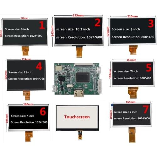 50 PIN LCD Screen Display TTL Controller HDMI Control Driver Board for Lattepanda Raspberry Pi Banana Pi