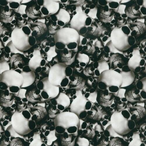 50Square meters TSAUTOP hydrographic water transfer printing film width 1m GWA147-1 skull hot sale water transfer printing film