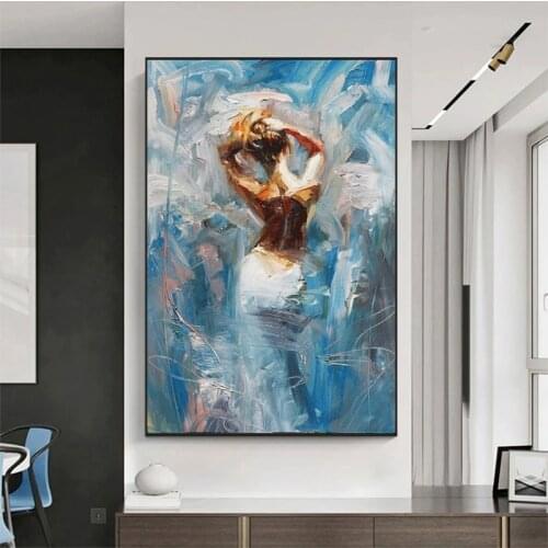 Impressionism Abstract Woman Back Famous Art Canvas Prints Painting Living Room Wall Picture Home Room Decoration Poster Artwork