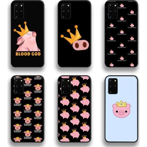 Technoblade Blood God Phone Case For Samsung Galaxy S20 FE plus Ultra S6 S7 edge S8 S9 plus S10 5G lite 2020