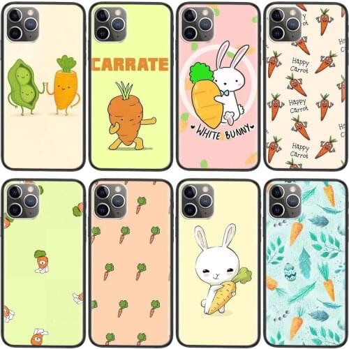 For Adults For Huawei Nova 8 7 6 3 SE Mate 40 30 20 20X 10 Lite Plus Pro Y5 2018 Y9 2019 carrot vegetable food TPU Phone Case