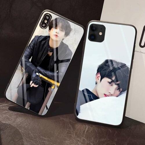 Phone Case Tempered Glass For iPhone 12 Pro Max Mini 11 Pro XR XS MAX 8 X 7 6S 6 Plus SE 2020 Jeon Jungkook Korea case