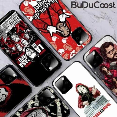 Reall La Casa de Papel Phone Case for iphone 11 Pro 11 Pro Max X XS XR XS MAX 8plus 7 6splus 5s se 7plus SE 2020 case