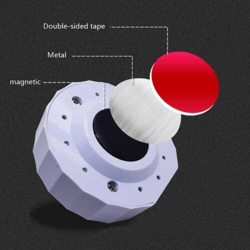 D7YA LED Stage Light High Brightness LED Lamp with Magnet USB Charging for Party Car Interior Decorations