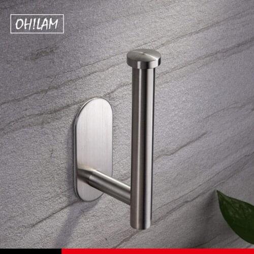 Toilet Roll Paper Holder Towel Stainless Steel Storage Rack Hanging Shelf for Kitchen Bathroom Paper Holders Tissue Accessories