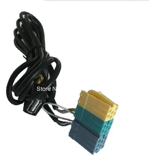 For KIA Hyundai 20Pin Connector Car Audio Input AUX USB Cable Adapter