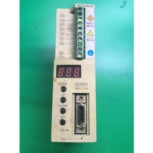 MR-C10A-B02 servo driver , used in good condition . 80% appearance new , good working , free shipping