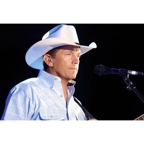 George Strait Live Country Music Gigantic Silk Cloth Poster Art Bedroom Decoration