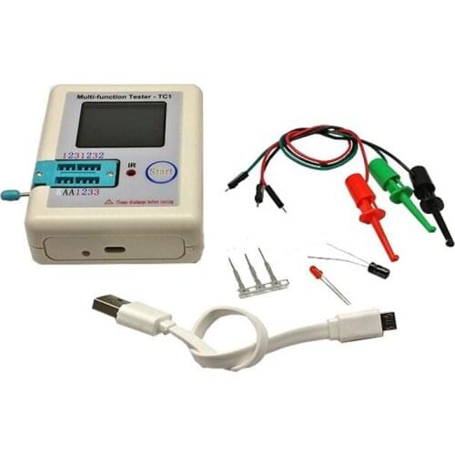 Transistor tester Full color screen graphic display Can measure a variety of electronic components and accessories