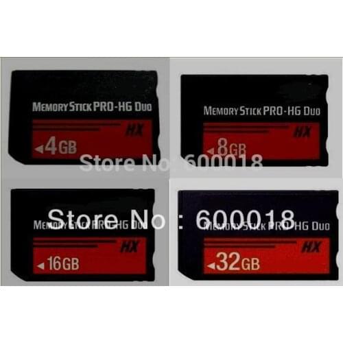 H2testw test real Capacity MS HG 4GB 8GB16GB 32GB 64GB Memory Stick Pro Duo Memory Cards NOTE: PSP NO Crack Can no use THIS