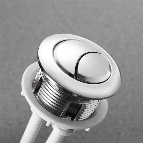 ROSENICE 114mm Toilet Flush Button Dual Flush Toilet Tank Button Dual Flush Push Button Toilet Push Buttons With Rods Repair