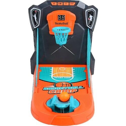 Mini Pitching Machine High Quality Durable Split Installation Interesting Desktop Basketball Game Parent-child Interactive Toys