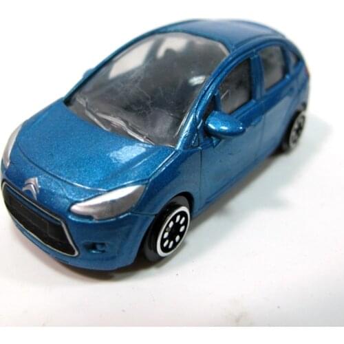 Diecast 1/64 Scale Alloy Car Model CITROEN C3 Adult Collection Decoration Vehicle Toys Souvenir Ornaments Gifts Display Show