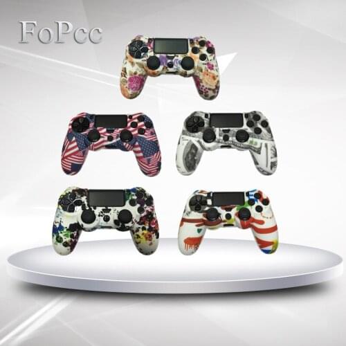 FoPcc New Type Special Design Soft Silicone Gel Skin Protective Rubber Cover Case for PS4 Wireless Controller