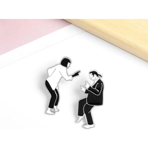 Creative Cartoon Movie Character Clothing Accessories Brooch Badge Enamel Pin Set Lapel Pins Badge