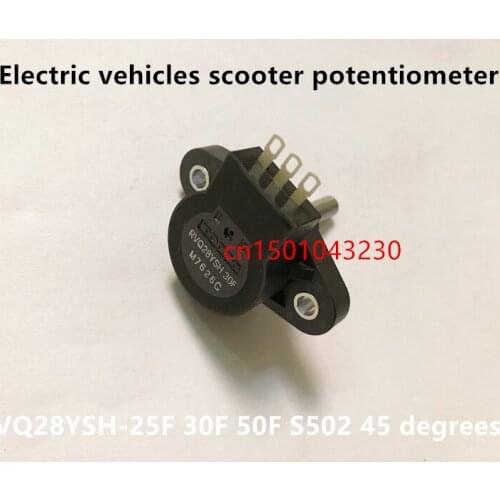 Original new 100% electric vehicles scooter potentiometer RVQ28YSH-25F 30F 50F S502 45 degrees (SWITCH)