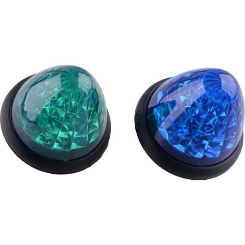 Trailer Truck LED Beehive Side Marker Light Round Cone Grommet Side Marker Clearance Cab Sleeper Lamp 24V