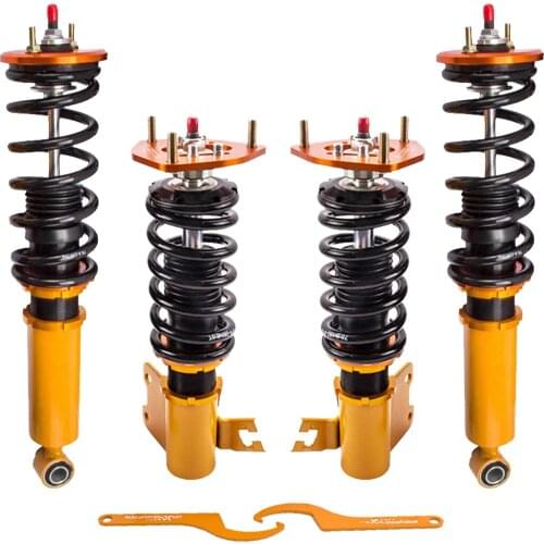 24 Way Adj. Damper Coilover For Nissan S13 240SX Coupe Shock Absorbers 1989-1990 Coil Struts Suspension Shock