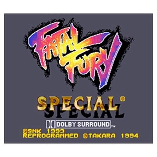 Fatal Fury Special USA Version 16 bit English Big 46 pins Grey Game Card For NTSC Game Player