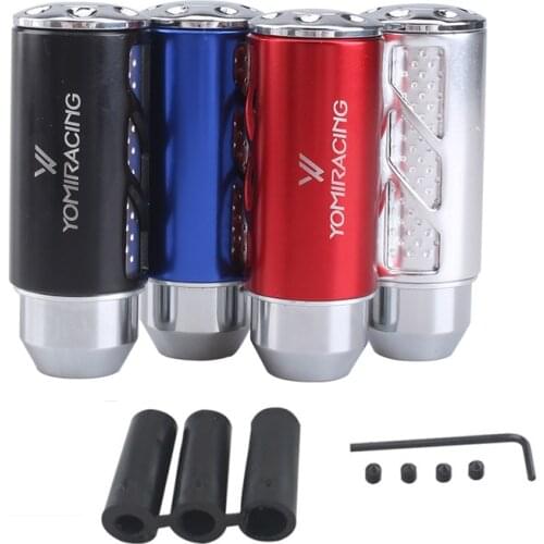 Universal Aluminum Alloy Gear Shift Knob Gearshift Shifter Stick Lever Headball MT Pen POMO ARM for TOYOTA for Volkswagen