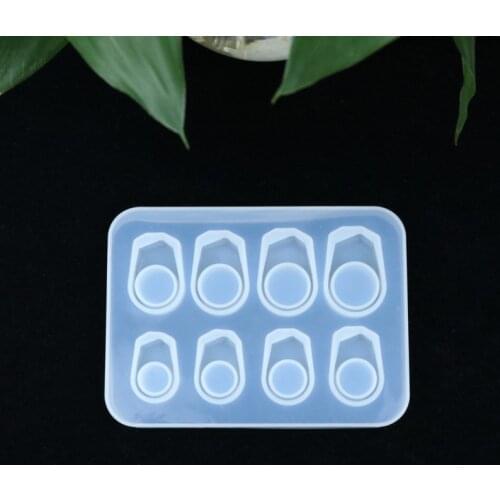 DIY Crystal Epoxy Ring Pendant Silicone Mold Handmade Craft Epoxy Resin Mold Bracelet Jewelry Making Mold