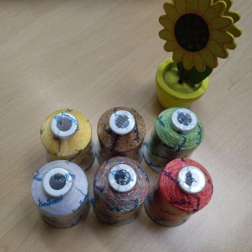 6 Multi-colors Sewing Thread for machine embroidery hand sewing quilting overlocking on any home machines 1100 Yards Each