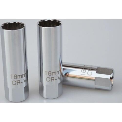 Auto Plug Special Socket Wrench Head 3/8-inch candle head 16mm Spark plug socket Hand Tools For BMW Inner Hexagon Head Tool