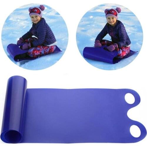 Sports Skiing Pad Sled Foldable Snowboard Flexible Roll Up Snow Sleds Skiing Board For Children Adult Sledge Snow Accessories