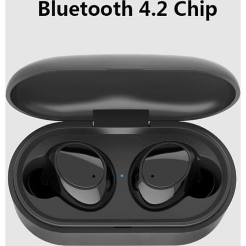 TWS Wireless Bluetooth 4.2 Earbuds Sport HIFI In-ear Earphone Noise Canceling for IOS Android System Devices