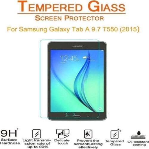 Tempered Glass For Samsung Galaxy Tab A 9.7inch T550 Screen Protector TabA 9.7 T550 SM-T550 SM-T551 SM-T555 Tablet Glass Guard