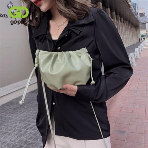 GOPLUS 2021 Mini Women Fashionable PU Shoulder Bags New Female Messenger Bag Handbag Cloud Wild-looking Crossbody Bag Travel