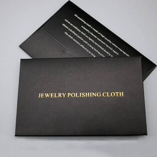 Gold And Silver Jewelry Polishing Cleaning PolishingCloth With Packaging Silver Ornaments Cleaning Cloth Silver OrnamentsJewely