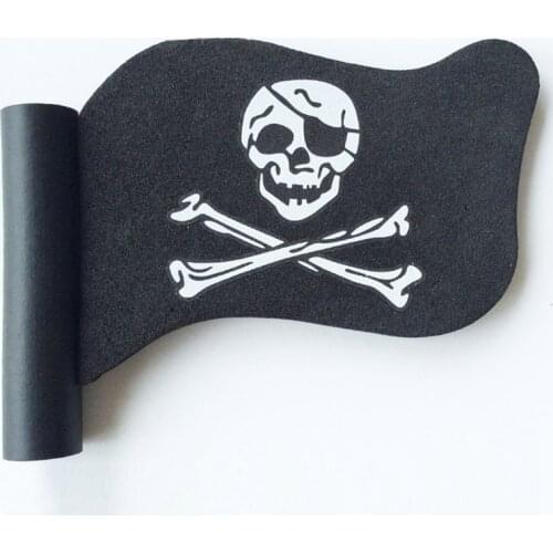 1Pcs Car Antenna Ball Exterior Pirate Flag Black Jolly Pirate Flag Auto Car Antenna Pen Topper Aerial Ball Decor Toy Interior
