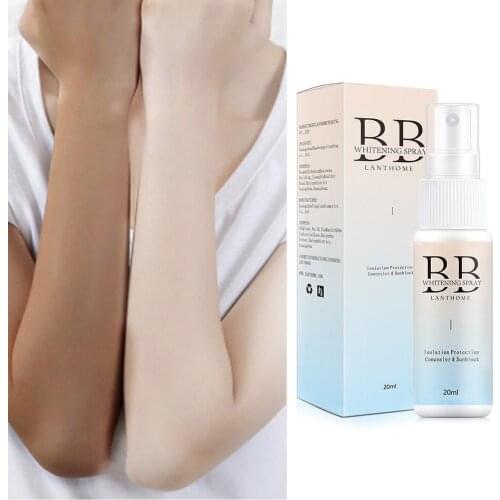 20ml Portable Body Face Whitening Spray BB Cream Foundation Base Brighten Makeup Concealer Long Lasting Cosmetic Tool