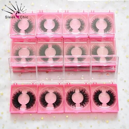 3D 20mm Mink Eyelashes Wholesale Natural Fake Eye Lashes In Bulk Soft Long False Eyelashes Full Strip Mink Lash Packaging Vendor