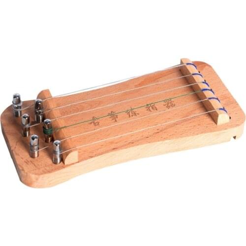 6 String Solid Wood Traditional Zither Chinese Guzheng Finger Hand Exerciser