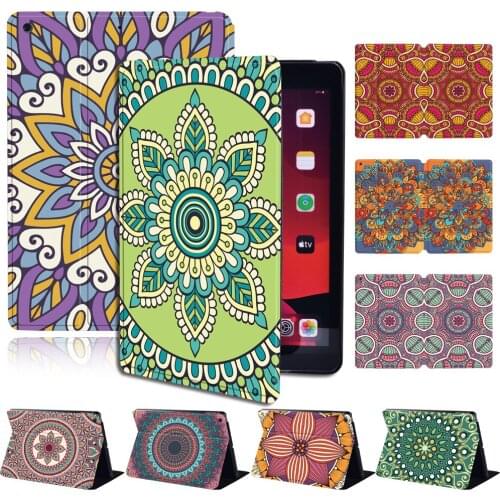 Tablet Case For Apple ipad 8 2020 8th Generation Pu Leather Cover Case + Free Stylus